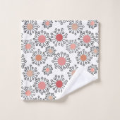 MCM花 バスタオルセット (ウォッシュタオル)