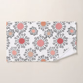 MCM花 バスタオルセット (ハンドタオル)