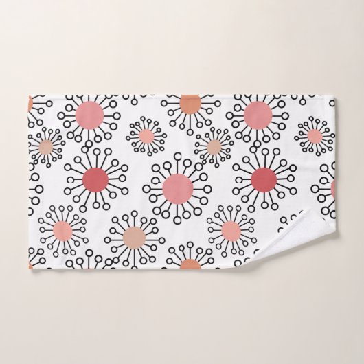 MCM花 バスタオルセット (ハンドタオル)