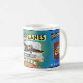 MCM飛行機コーヒーブランド コーヒーマグカップ (正面右)