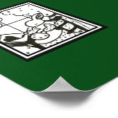 MCM うさぎプリント ポスター (角)