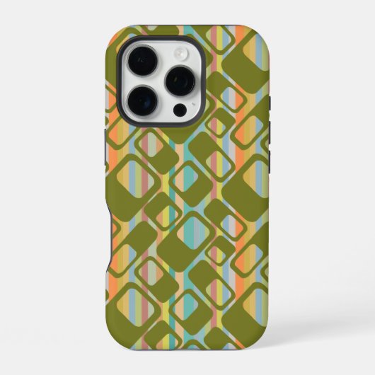 MCM ストライプ iPhoneケース (裏面)