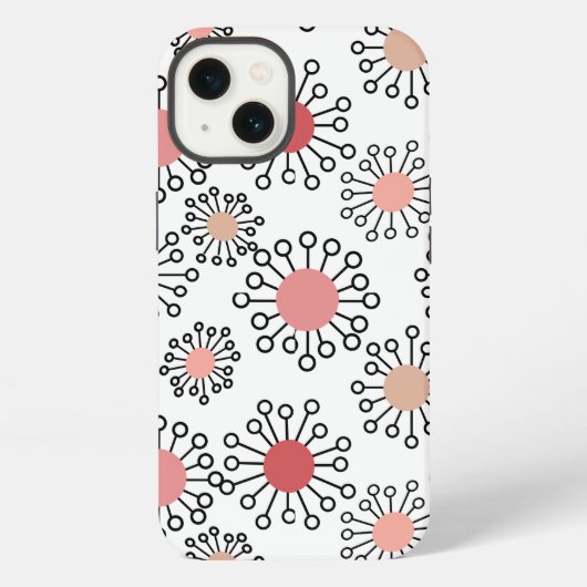 MCM フラワー  iPhoneケース (裏面)