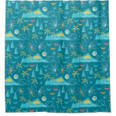 MCM Diamond Head Fireworks Party シャワーカーテン (正面)