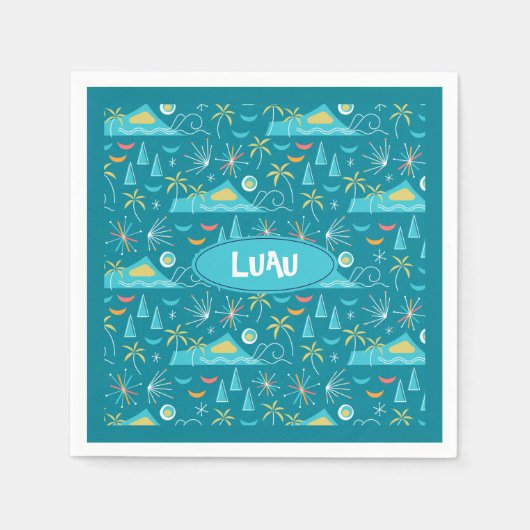 MCM Diamond Head Fireworks Party スタンダードカクテルナプキン (正面)