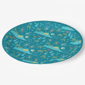 MCM Diamond Head Fireworks Party ペーパープレート (アングル)