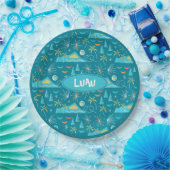 MCM Diamond Head Fireworks Party ペーパープレート (パーティー)