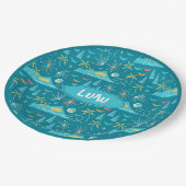 MCM Diamond Head Fireworks Party ペーパープレート (アングル)