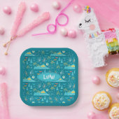 MCM Diamond Head Fireworks Party ペーパープレート (パーティー)