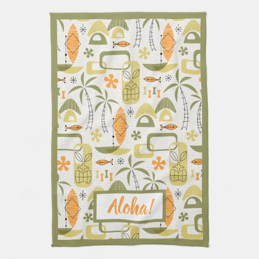 MCM Hawaiian Village キッチンタオル (縦)