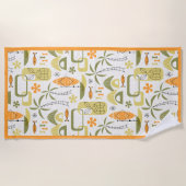 MCM Hawaiian Village ビーチタオル (正面)