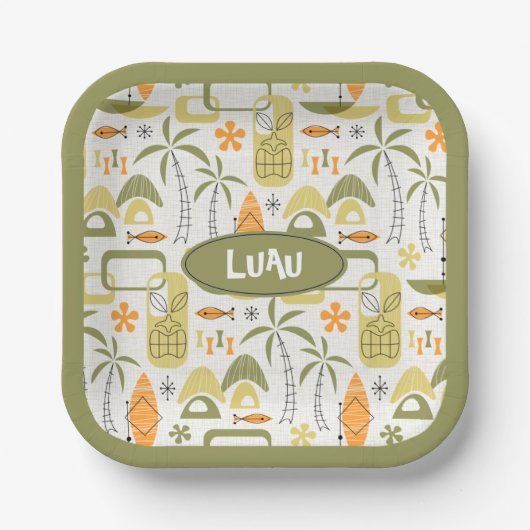 MCM Hawaiian Village ペーパープレート (正面)