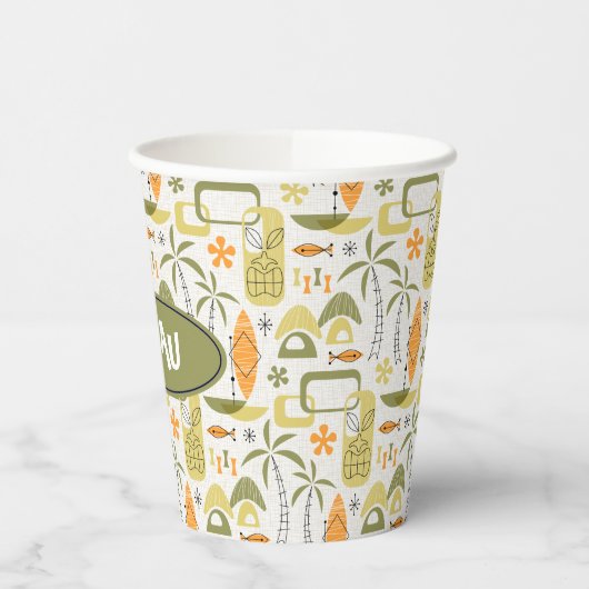 MCM Hawaiian Village 紙コップ (左)