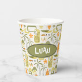 MCM Hawaiian Village 紙コップ (正面)