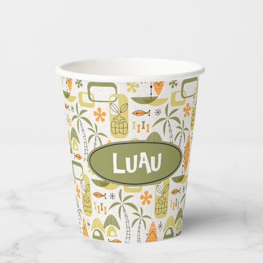 MCM Hawaiian Village 紙コップ (正面)