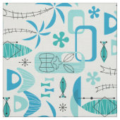 MCM Hawaiian Village - Blue ファブリック (見本)