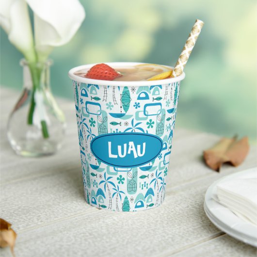 MCM Hawaiian Village – Blue 紙コップ (インサイチュ)