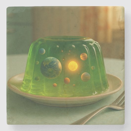 MCM Jell-O Moldの銀河系 ストーンコースター (正面)