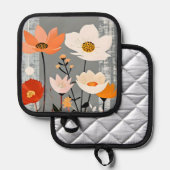 MCM Mixed Media Flowers 鍋敷き (正面/裏面)