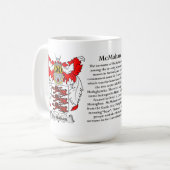 McMahan、起源、意味および頂上 コーヒーマグカップ (正面左)