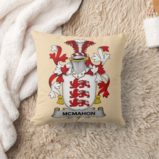McMahon Family Coat of Arms クッション (ブランケット)