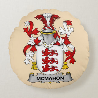 McMahon Family Coat of Arms ラウンドクッション