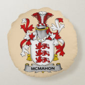 McMahon Family Coat of Arms ラウンドクッション (裏面)