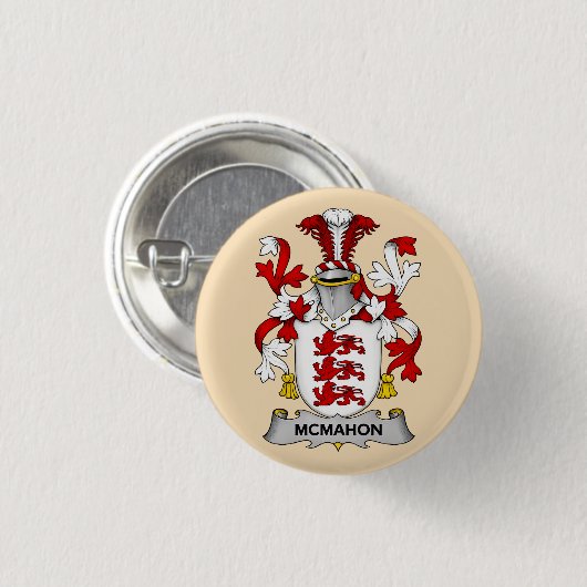 McMahon Family Coat of Arms Button 缶バッジ (正面&裏面)