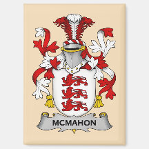 McMahon Family Coat of Arms Magnet 