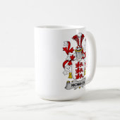McMahon Family Coat of Arms Mug コーヒーマグカップ (正面右)