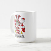 McMahon Family Coat of Arms Mug コーヒーマグカップ (正面左)