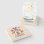 McMahon Family Coat of Arms Stone Coaster ( ストーンコースター (横)