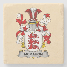 McMahon Family Coat of Arms Stone Coaster ( ストーンコースター