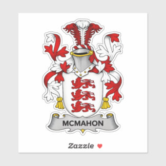 McMahon Family Coat of Arms Vinyl Sticker シール