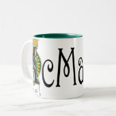 McManusのケルト族のドラゴンのマグ ツートーンマグカップ (正面左)