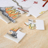 McManus屋外背景 ジグソーパズル (側面)