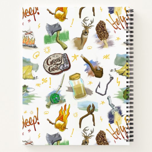 McManus屋外背景 ノートブック (裏面)