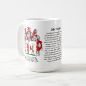 McNulty、起源、意味および頂上 コーヒーマグカップ (正面左)