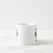 McQueenの家紋の紋章付き外衣 エスプレッソカップ (正面)