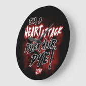 MCR HeartAttack ラージ壁時計 (傾斜)