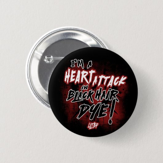MCR HeartAttack Button 缶バッジ (正面&裏面)