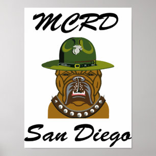 MCRDサンディエゴデビルドッグ ポスター