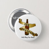 mcryattsはビールのために、遊びます 缶バッジ (正面&裏面)