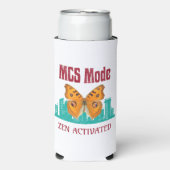 MCSモード ゼン・アクティベート バタフライ・アウェアネス デザイン スリム缶クーラー (Seltzer正面)