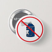 MCS多重化学感受性障警告害 缶バッジ (正面&裏面)