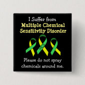 MCS Multiple Chemical Sensitivityボタン 缶バッジ (正面)