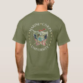 MCU Skivvyシャツ – ホワイトフォント Tシャツ (裏面)