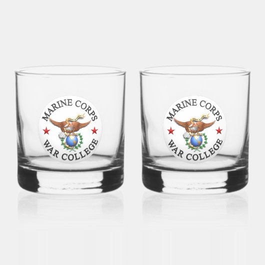 MCWARウイスキーのガラスセット ウイスキーグラス (正面)