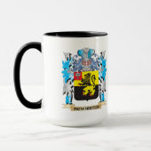 Mcwhirterの紋章付き外衣-家紋 マグカップ (左)