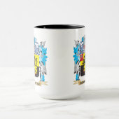 Mcwhirterの紋章付き外衣-家紋 マグカップ (中央)